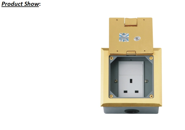 H62 Brass Outlet Floor Boxes/Floor Mounted Electrical Sockets OEM Factory
