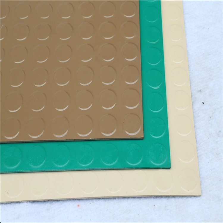 Fire Resistant Hospital Coin Rubber Flooring/Natural Rubber Floor Mat