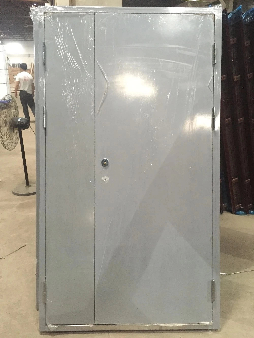 Steel Metal Material Fire Exit 3 Hours Rated Fire Resistance Time Fireproof Door