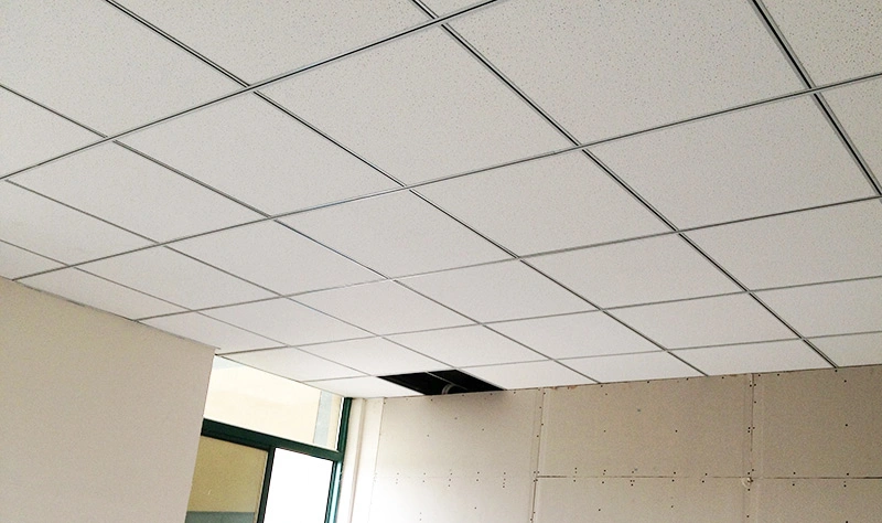 PVC Gypsum Ceiling Board Gypsum Ceiling Tiles 595*595* 8mm/7mm Plaster Ceilings/PVC Gypsum Board Suspended Ceiling Panels
