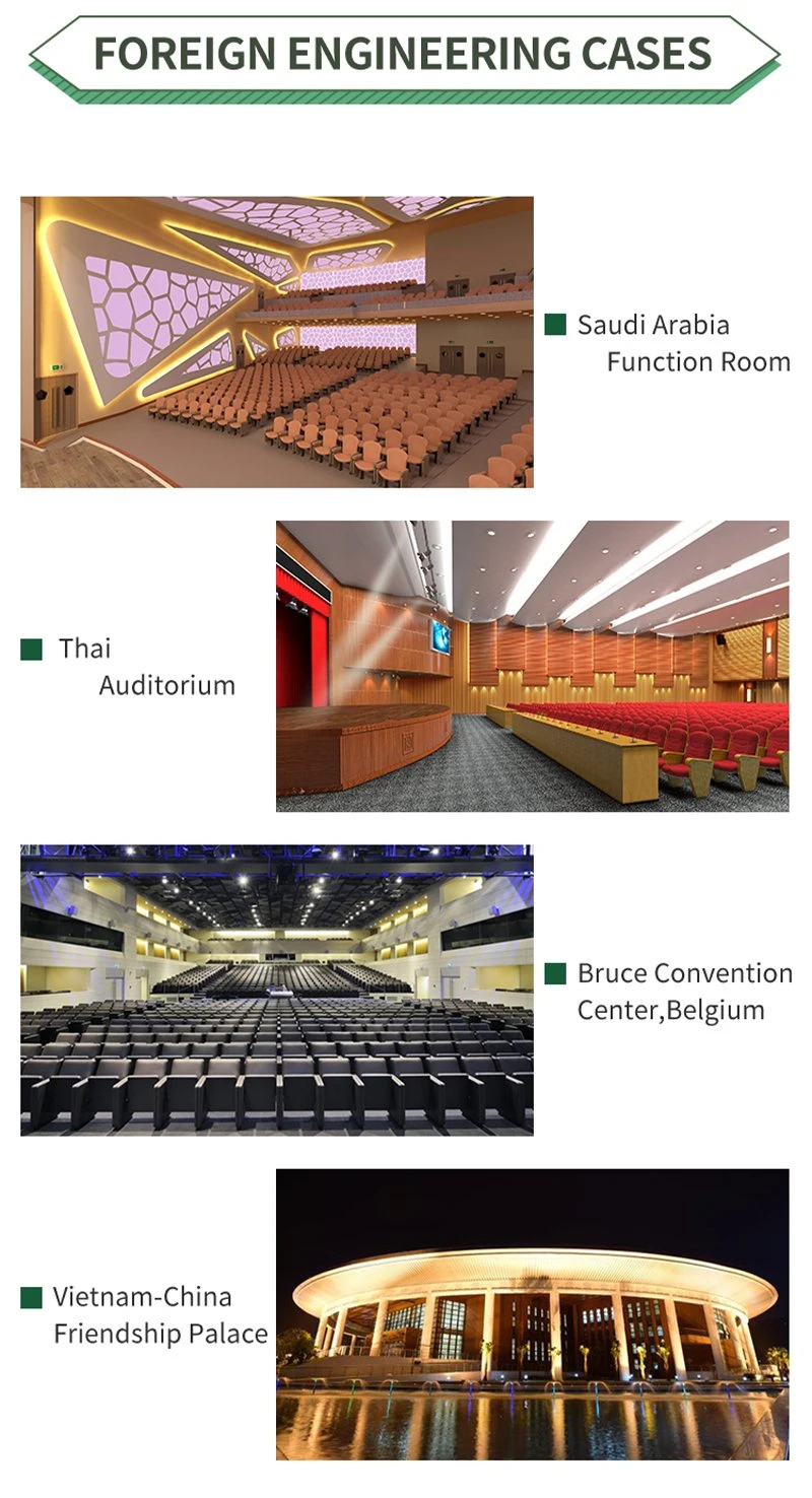 Tiange MDF Soundproof Decorative Wooden Grooved Acoustic Sound Absorption Ceiling and Stadium Acoustic Wall Panel