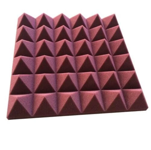 Colorful Pyramid Acoustic Panels Sound Absorbing Foam for Recording Studio