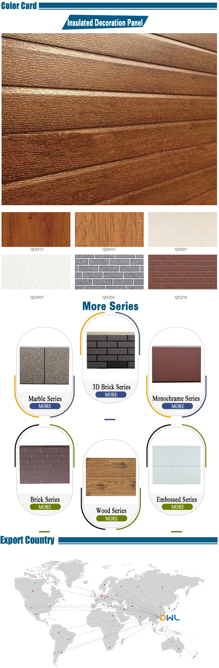Fire Resistant Brick Decorative Wall Panel/ Wall Cladding/ Siding/ Wallboard