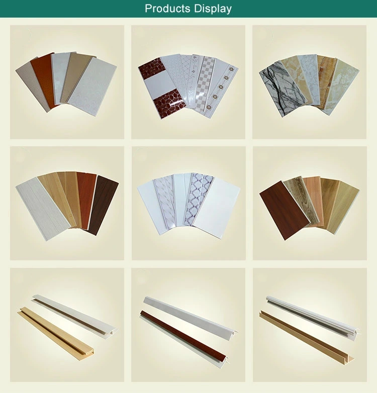 PVC Bamboo Wood Fiber PVC Ceiling Tiles Ceiling Design Integrated Panel Interior Ceiling Wall Panel