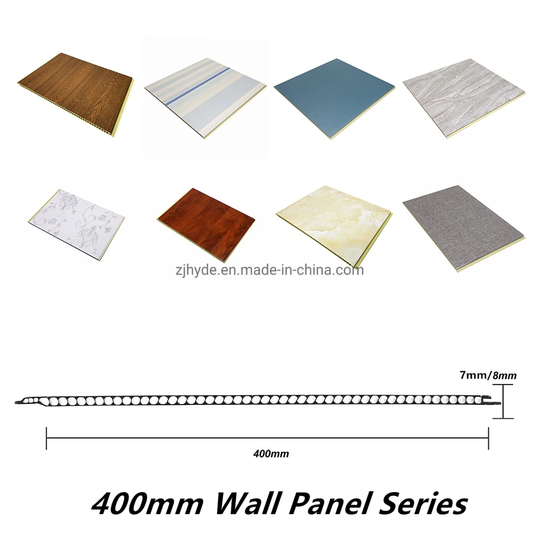 Wood Grain 3D Roof Design Philippines PVC Lambris Wall Panel for Ceiling Decoration