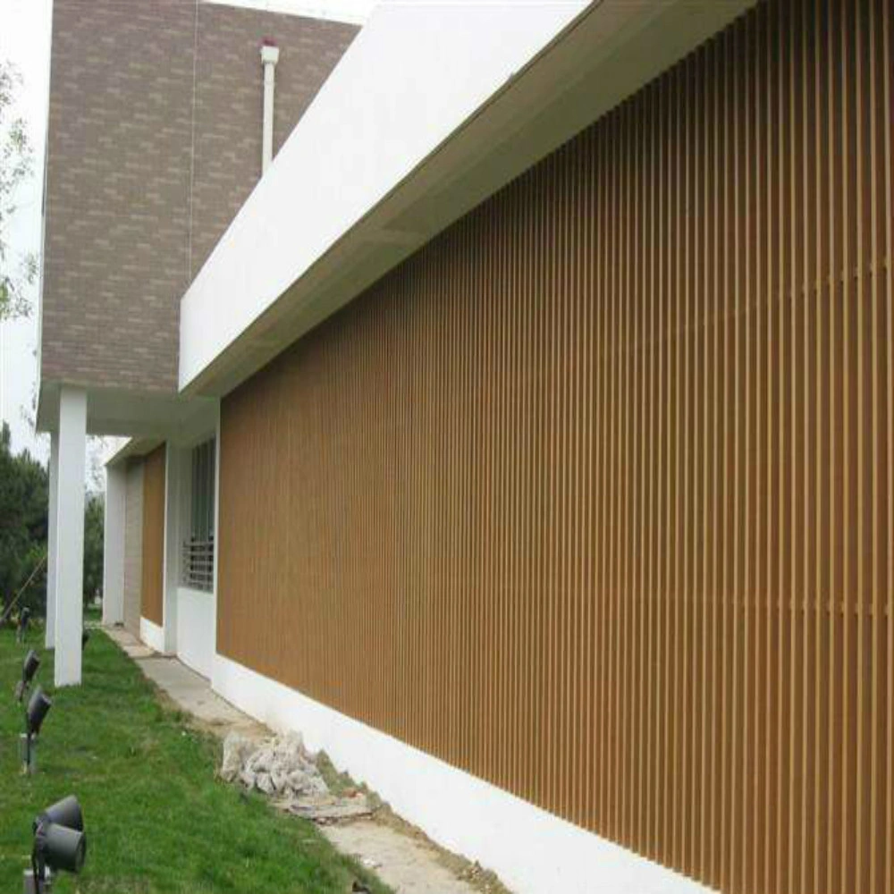 Wood Plastic Wall Cladding WPC Decorative Embossed Wall Covering Decking Outdoor Wooden Wainscoting Panel