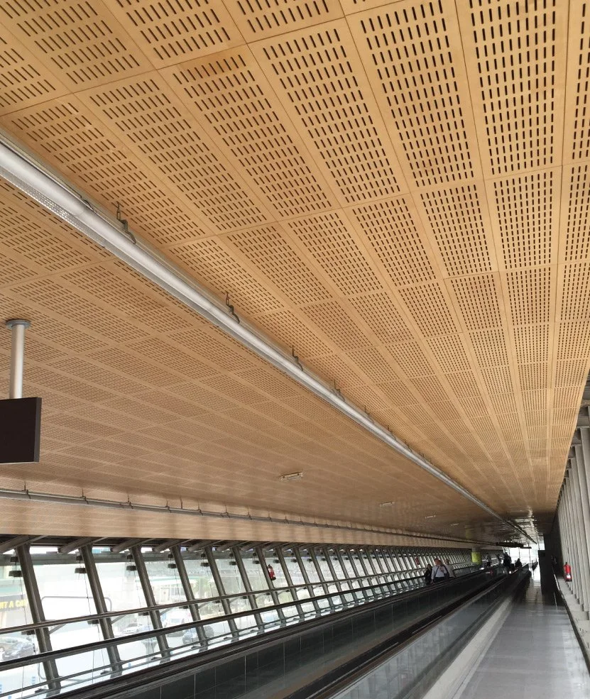 Acoustic Plywood Panles Decor Wall Roof Ceiling for Court/Church/Sports Hall Other Public Space