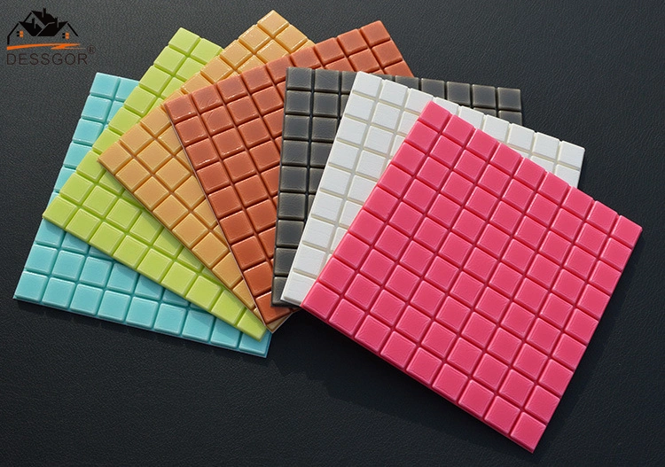Soft PE Mosaic Tiles 3D Wall Panel Baseboard Ceiling Panel
