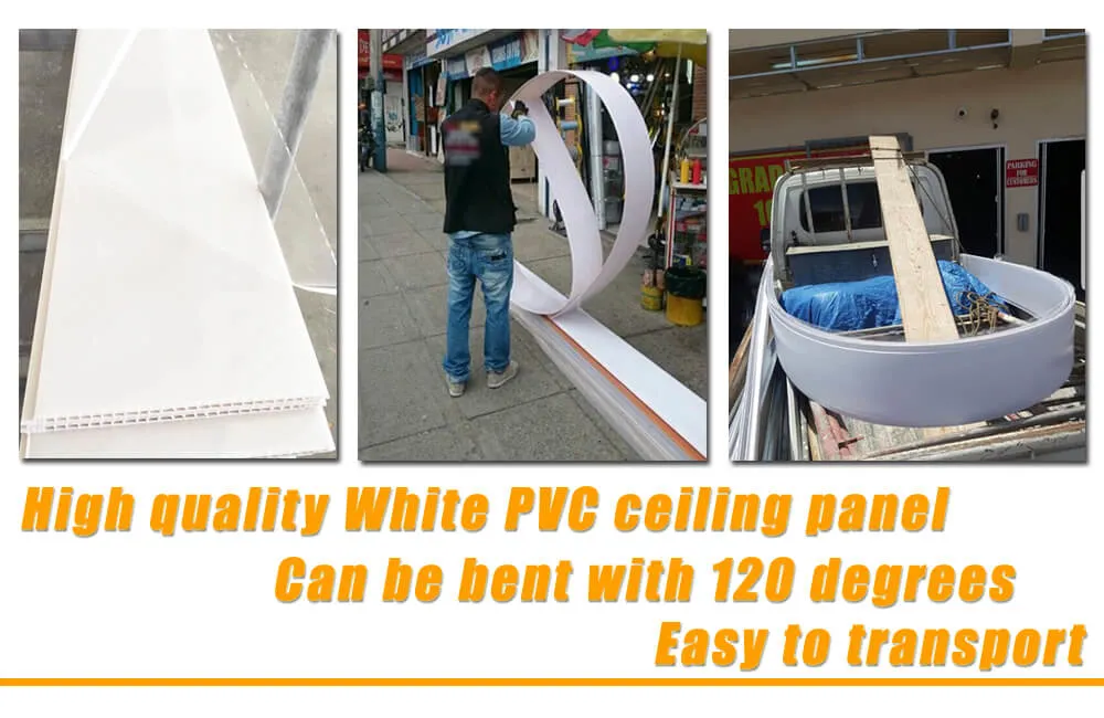 Fire Resistance Hot Stamping PVC Ceiling Panel Star Design Plastic Fiber Board
