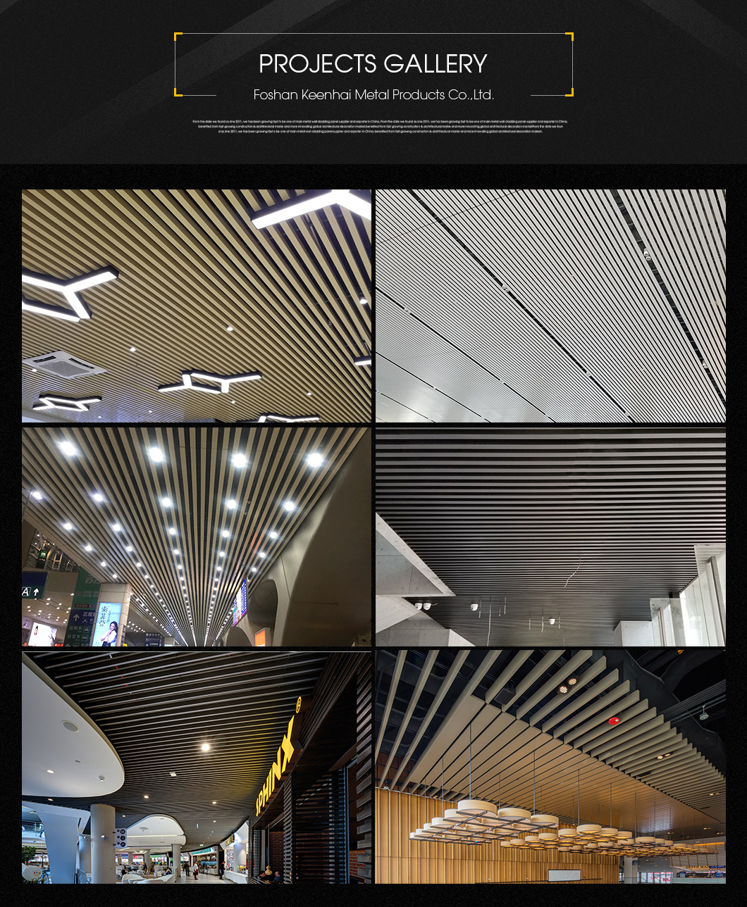 Elegant Design False Decorative Aluminum U Shape Metal Ceiling