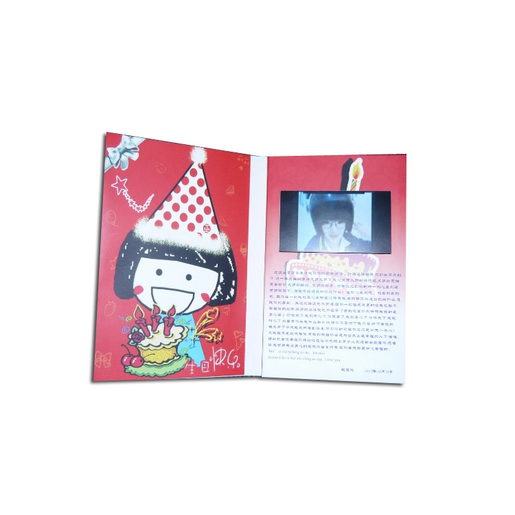 Hot Promotion Christmas Greetings Music Card Sound Cards Music Playing Gift Card