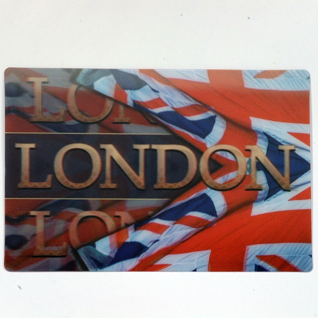 High Resolution Lenticular Pictures Printed 3D Card for Business Cards/Advertisement/Game Cards