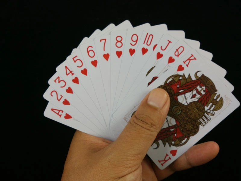 Customized Design Playing Card Advertising Poker Card Plastic and Paper Material