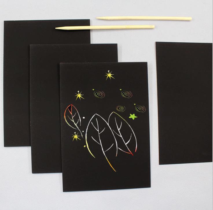 Custom Wholesale Buy Children Painting DIY Eco Friendly Scratch off Card Personalized Online
