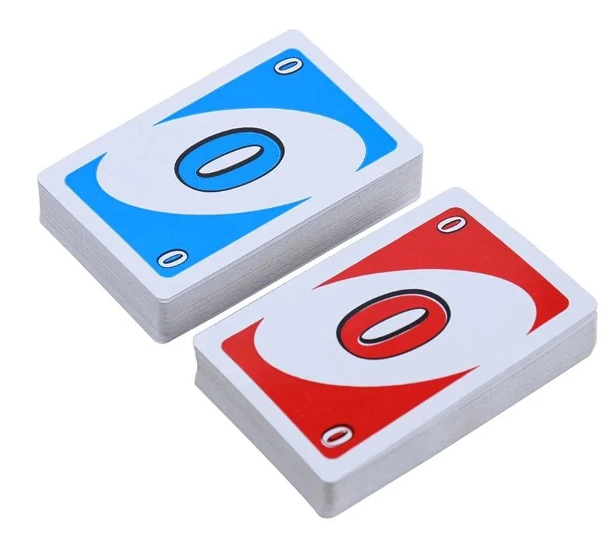 Custom 350 GSM Germany Black/White /Blue Core Bulk Cards Decks Casino Uno Playing Cards