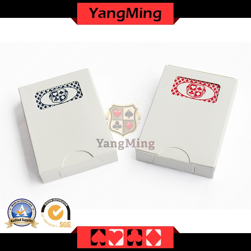 Baccarat Playing Cards Custom Casino Supplier Factory Professional Customization Blue and Red Color (YM-PC03)