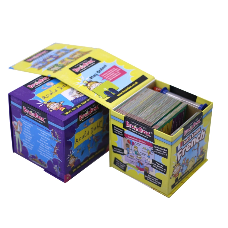 Educational Card Game Set for Children Playing Cards Deck Kids Toy Thicker Paper Cards Set Customized