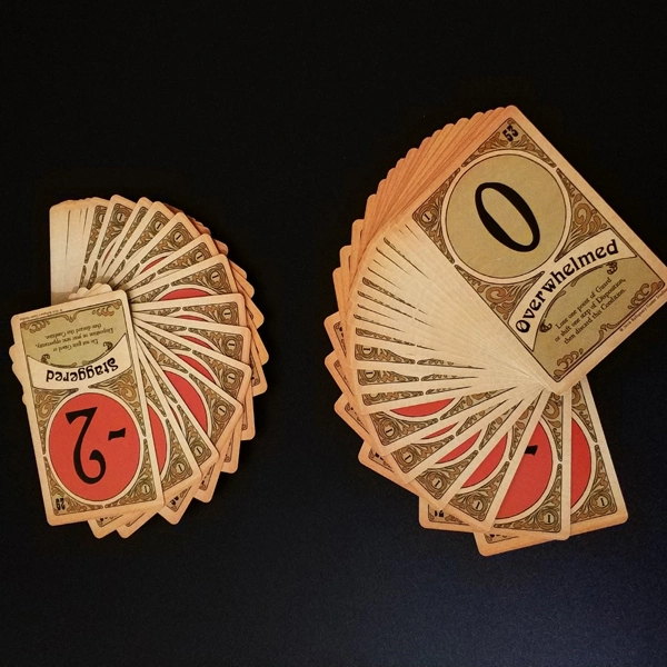 Custom Deck Clock Work Paper Cards Game