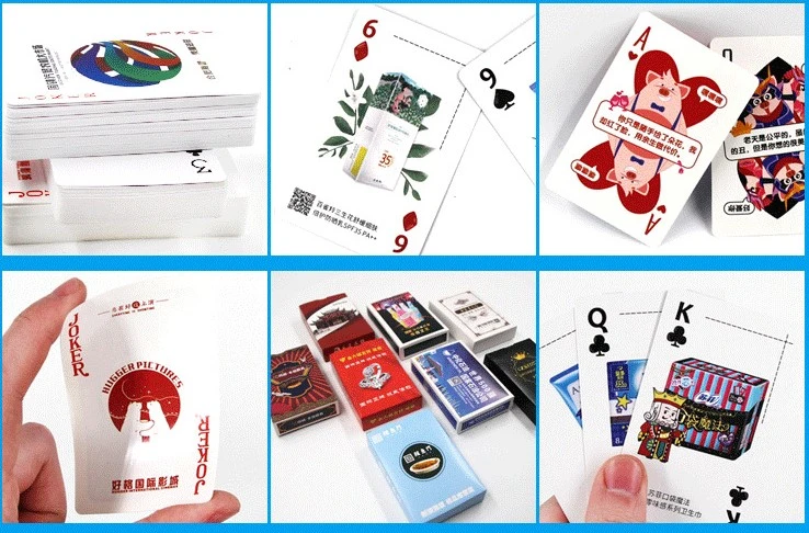 High Quality Plastic/Paper Playing Poker Deck of Cards