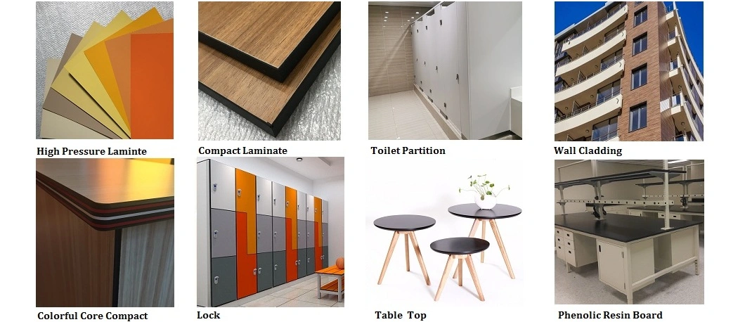 Customized Size Toilet Partition Phenolic Board