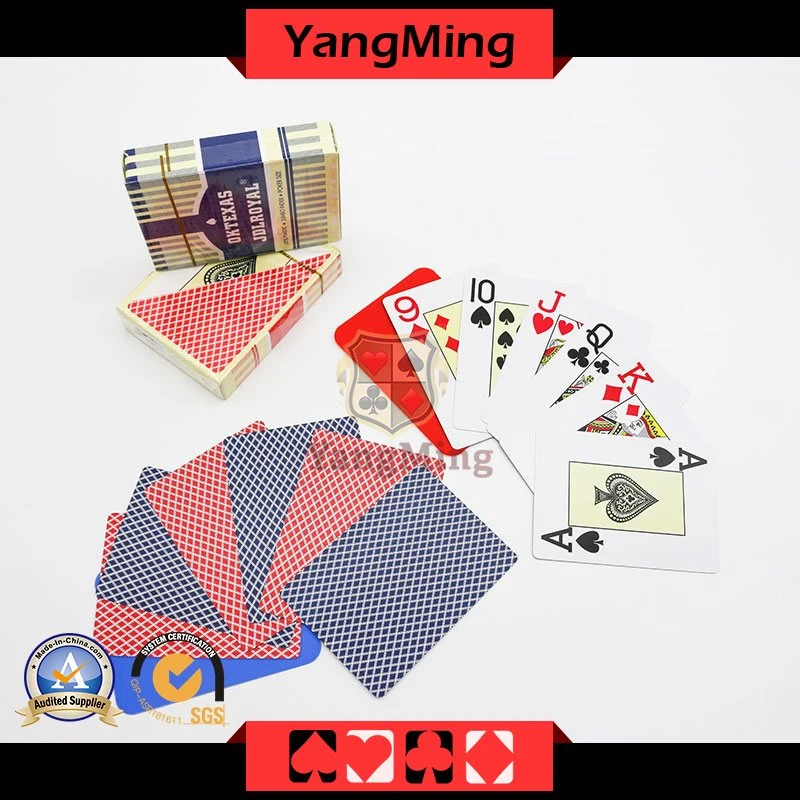 100% Plastic Casino Poker Club Dedicated Poker Playing Cards PVC Card (YM-PC04)