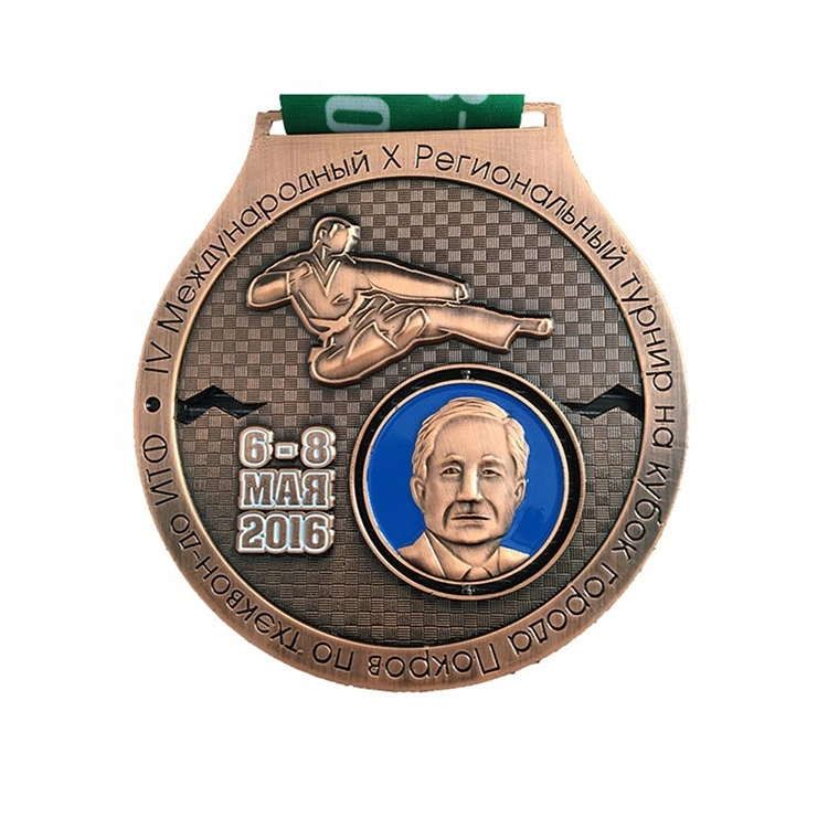 Custom Sport Games Events Zinc Alloy Metal Karate Medal Custom