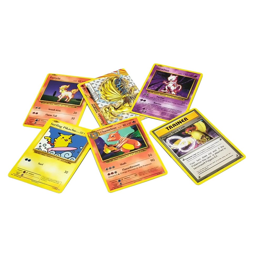 Custom Print Wholesale New Pack Trading Game Pokemon Cards