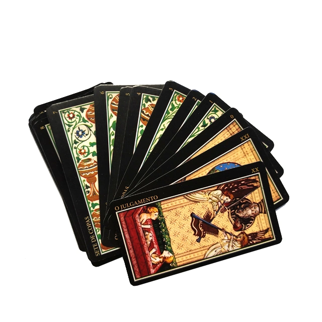 Small Size Paper Tarot Card Decks Customized Personalized OEM Printing Tarot Decks Oracle Cards Playing Cards