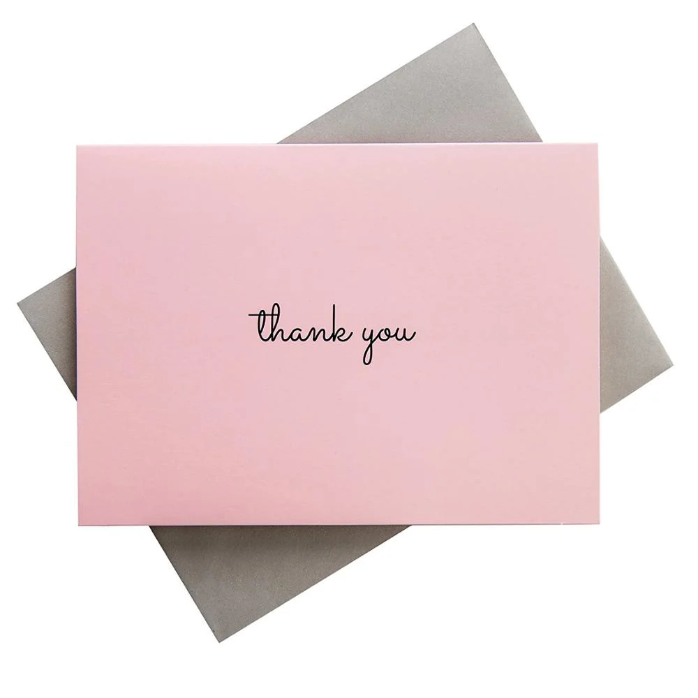 Customized Gift Card Colorful Paper Custom Paper Invitation Card Thank You Greeting Card