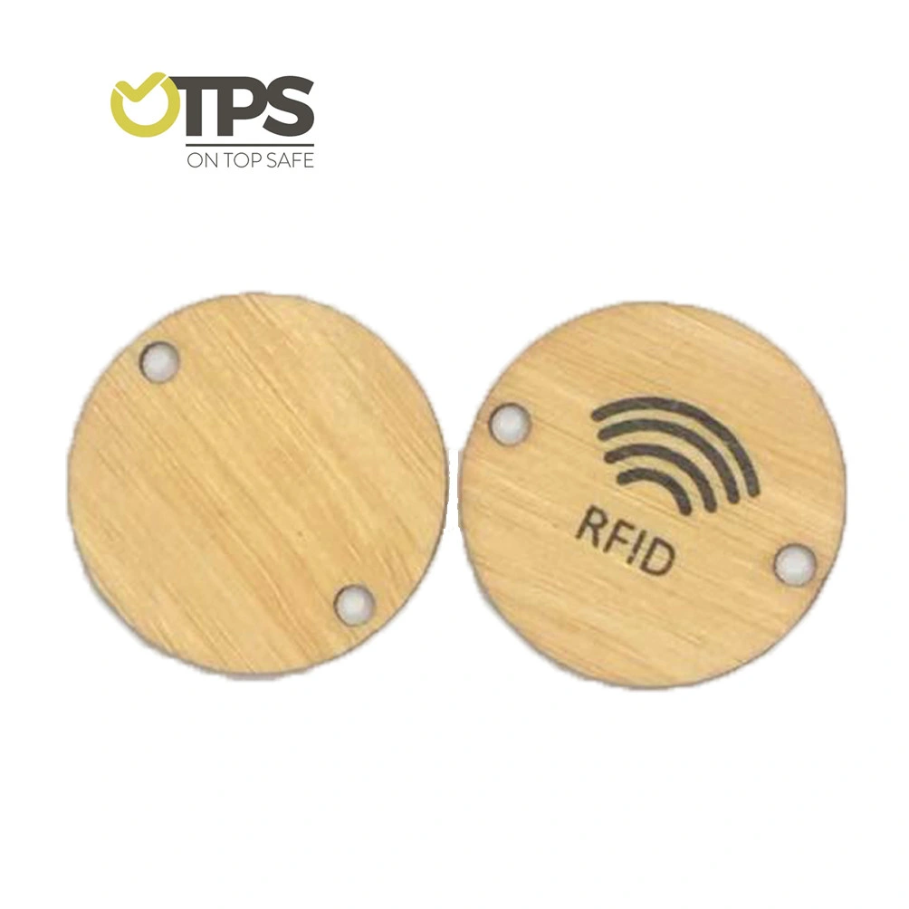 Custom Double Printing Full Printing Access Control RFID Bamboo Wood Business Card
