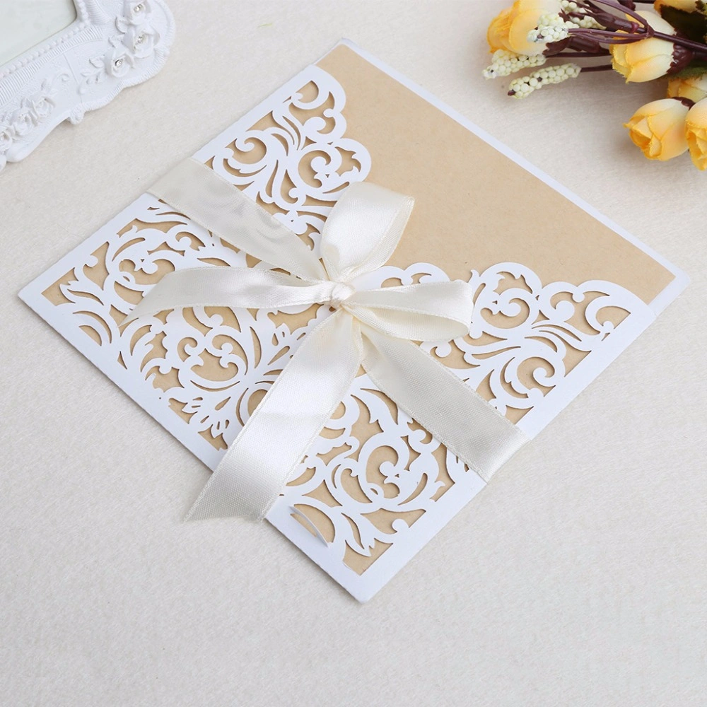 Wedding Invitation Cards with Envelopes Seals Personalized Printing