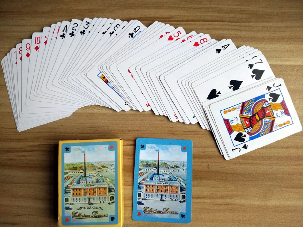 Italian Promotional Paper Playing Cards/Custom Poker Playing Cards