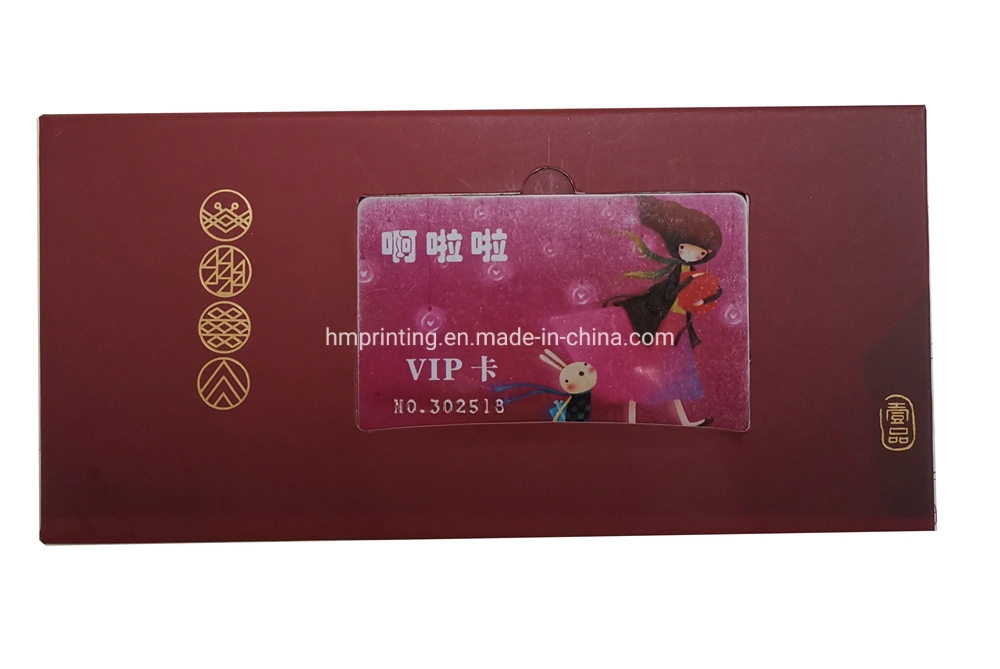 Custom Promotional VIP Membership Card Packaging Box Gift Card Box Luxury with Sleeve