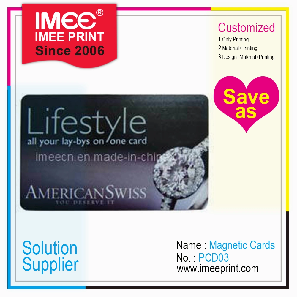 Imee Print Customized Printed Magnetic Cards PCD03