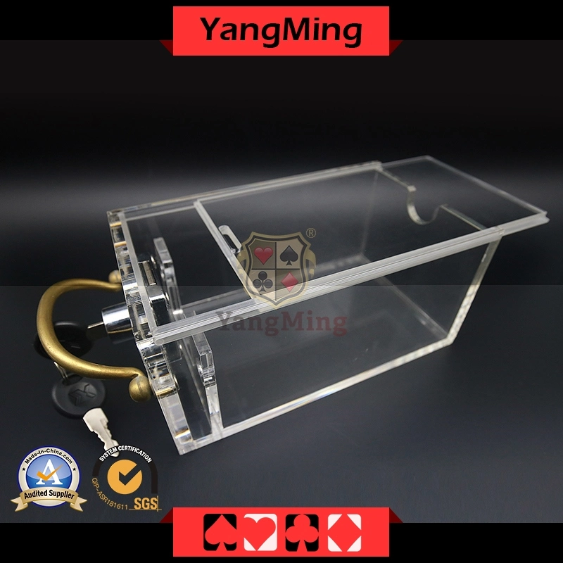 Mini New Shape Casino Sending Card Box for 6 Decks Playing Cards Poker Dedicated Table Accessories