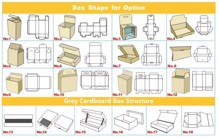 Custom Logo Gift Box 2 Piece Cardboard Box Two Piece Box with Separate Lid