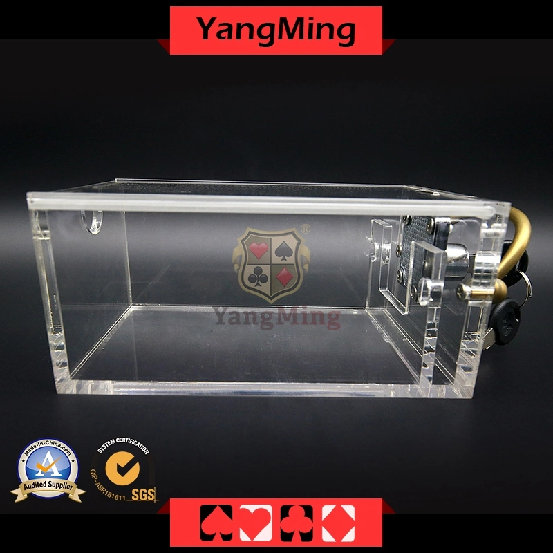 Mini New Shape Casino Sending Card Box for 6 Decks Playing Cards Poker Dedicated Table Accessories