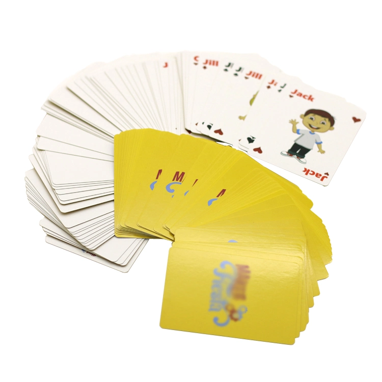 Custom Art Paper Promotional Playing Cards Children Game Sets Poker Cards Customized