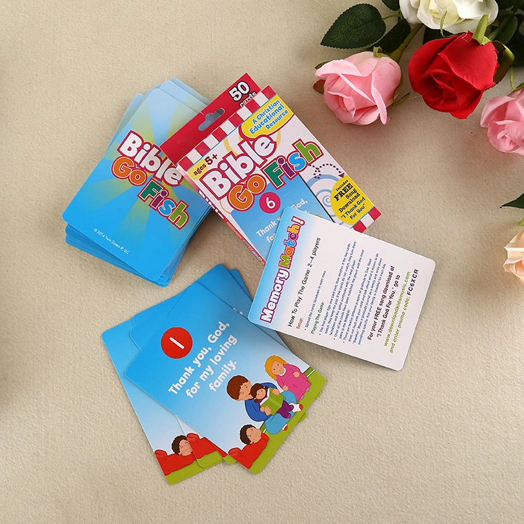 Child Flash Cards Board Game Cards Playing Cards