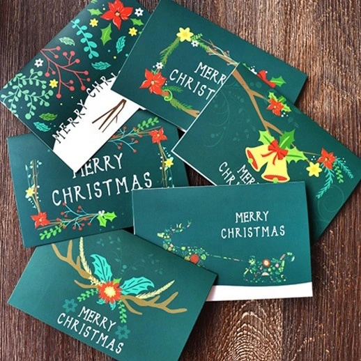 Beautiful Custom Happy Birthday Christmas Greeting Card, Greeting Card Design, Custom Greeting Card Box Set