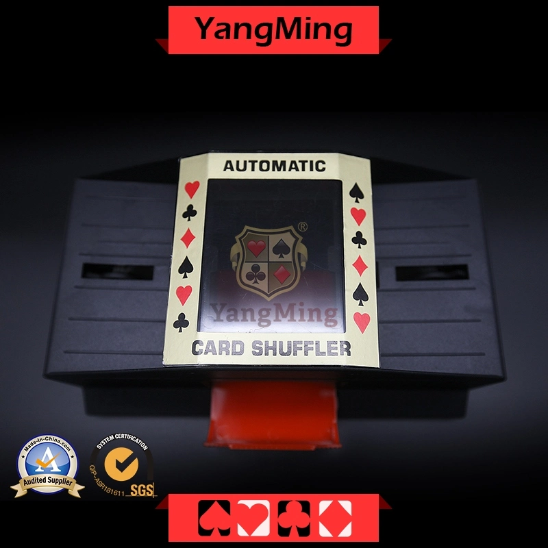 Normal Dual Automatic Gambling Poker Card Shuffler for 2 Deck Playing Cards Games (YM-CS02)