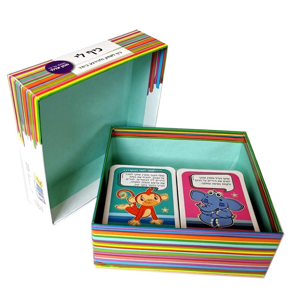 Hot Sale Custom Playing Cards Game Card Printing Board Game for Kids Educational