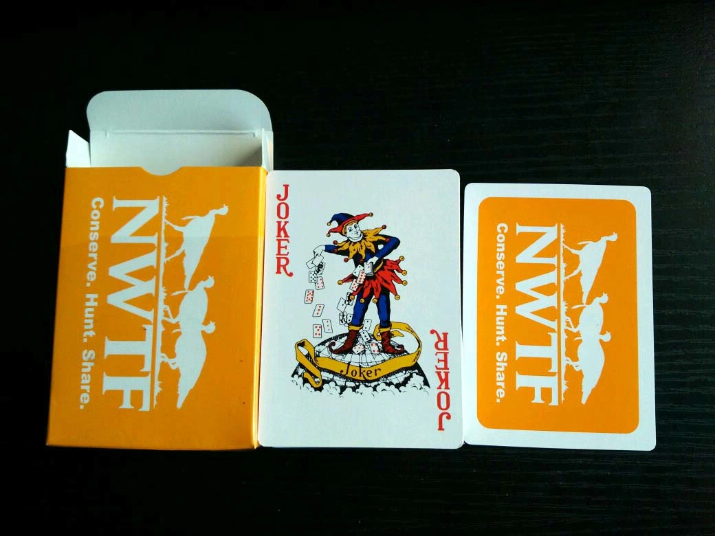 Nwtf Paper Playing Cards/Poker Playing Cards with 4 Different Colors