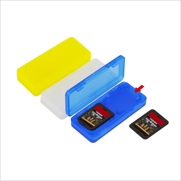 Colorful Game Card Storage Box with Silicone Thumbstick Caps for Nintendo Switch