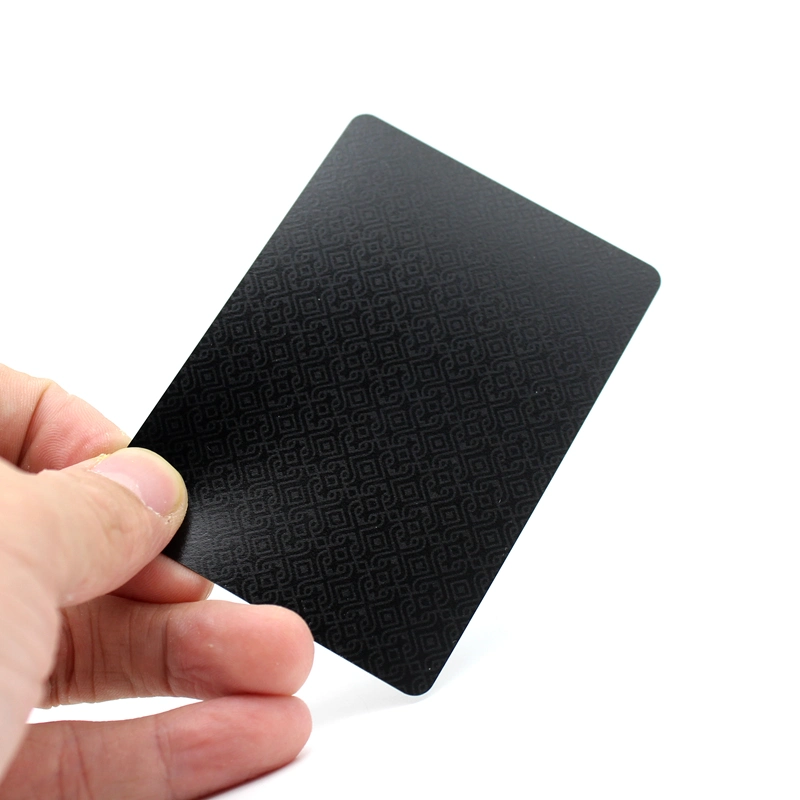 High Grade Black Playing Cards, Waterproof Playing Cards