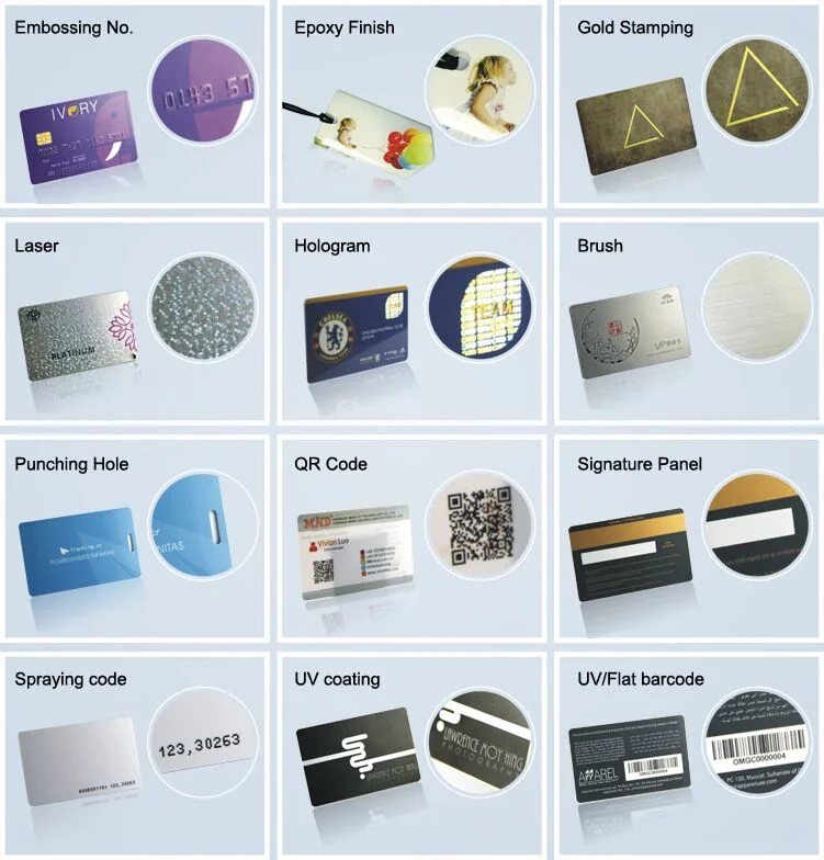 OEM Custom Design Logo Engraved Metal Card and Personalized Business Card Metal