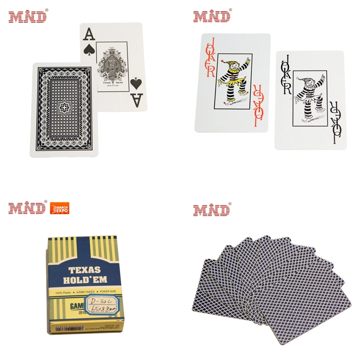 Custom PVC Printing Adult Poker Plastic Playing Cards