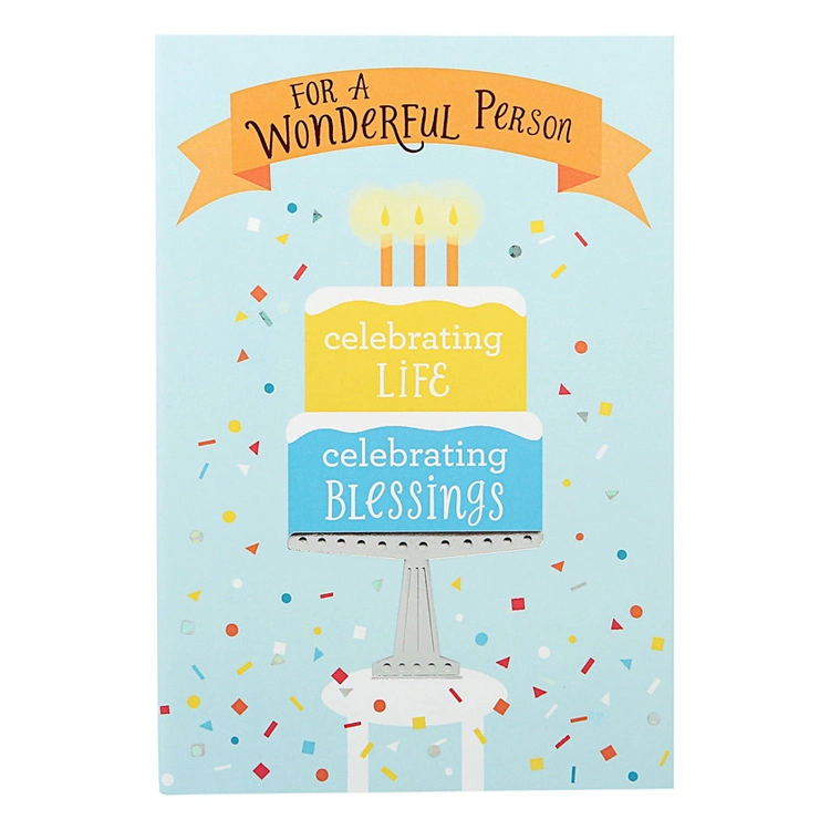 Personalized Happy Birthday Music Chip Greeting Card