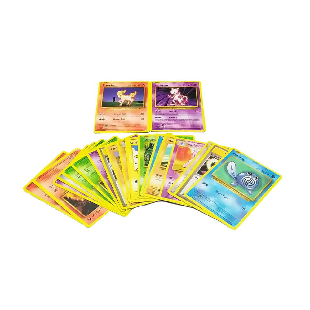 Custom Print Wholesale New Pack Trading Game Pokemon Cards