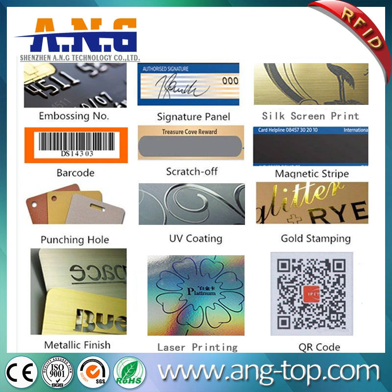 Personalized Contactless PVC RFID Mf 1k Cards